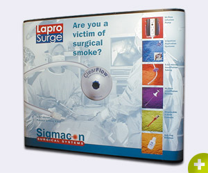 LaproSurge Exhibition Display Stand
